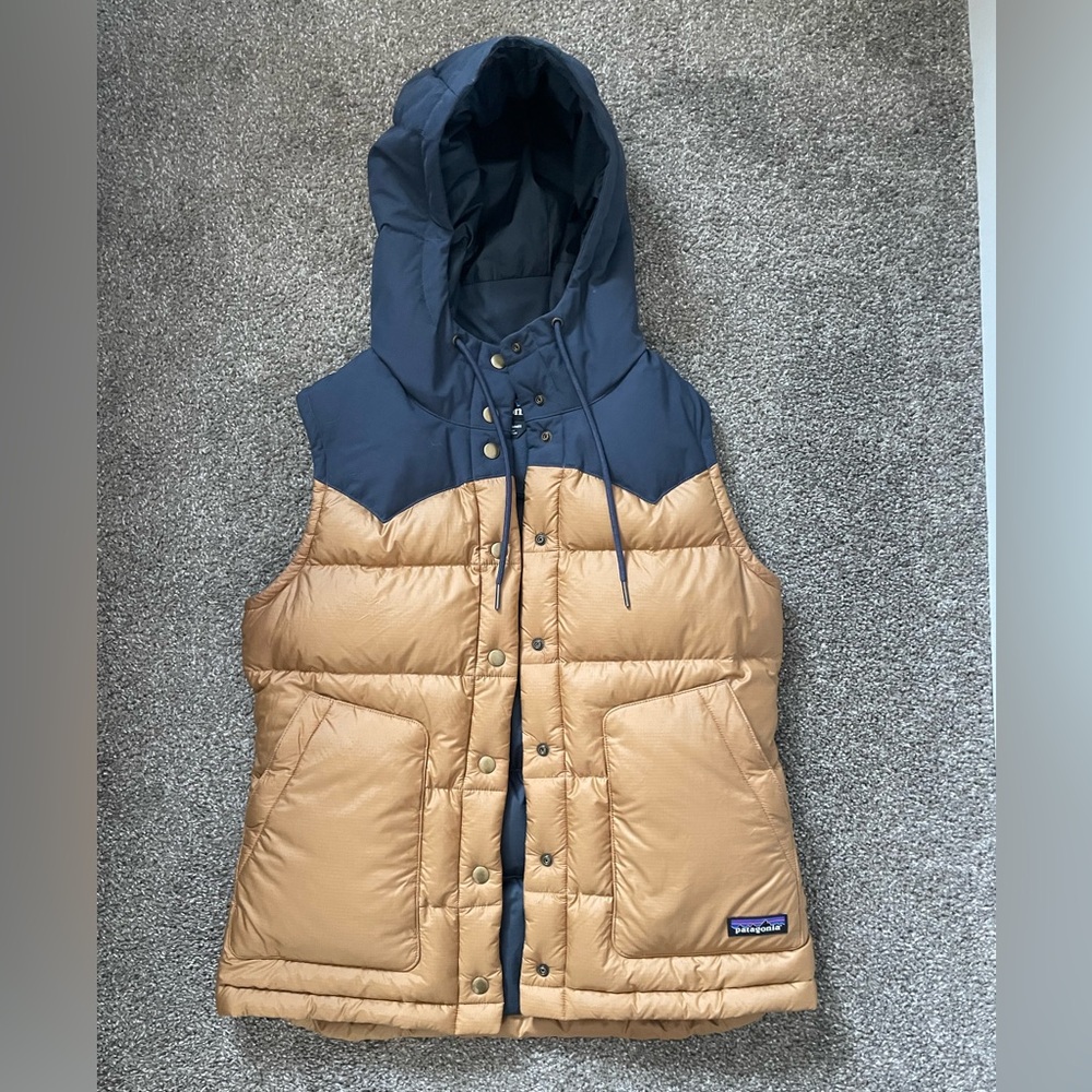 Patagonia Bivy Hooded Down Vest Size Small